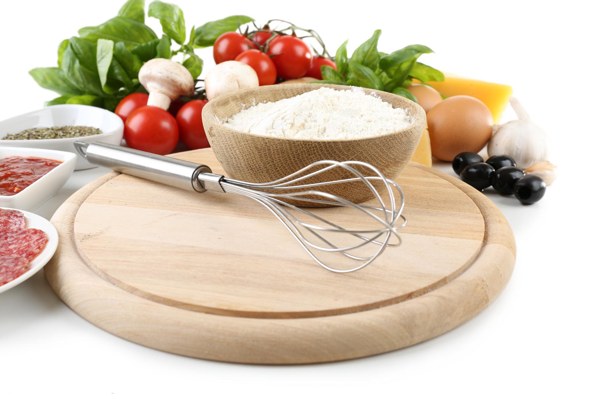 array of three culinary kits on a counter
